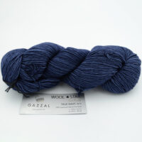 Газзал Вул Стар (Gazzal Wool Star True Navy) 100г/350м 3818 темно-синій