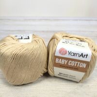 ЯрнАрт Бебi Котон (YarnArt Baby Cotton) 50г/165м 404 пiсок