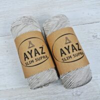Шнур Аяз Супра Слім (Ayaz Supra Slim) 200г/200м 1257 сіро-бежевий