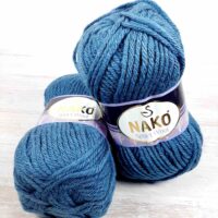 Нако Спорт Вул (Nako Sport Wool) 100г/120м 185 темний сизо-блакитний