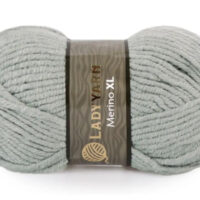 Леді Ярн Меріно XL (Lady Yarn Merino XL) 100г/100м 021 світло-сірий