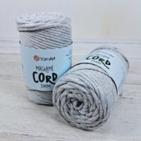 Ярнарт макраме Cord 3mmYarnArt 756 світло-сірий