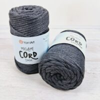 Ярнарт макраме Cord 3mmYarnArt 758 темно-сірий