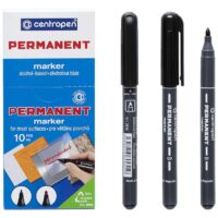 Маркер перманентний Чорний 2836 CENTROPEN