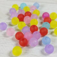 Намистини під перли 8мм Мікс пастель 10г