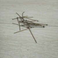 Піни гвоздики з плоским капелюшком 30*0,7мм 20шт Бронза