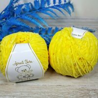 Мікровелюр Пуфі Італія 50г/300м 843 лимон