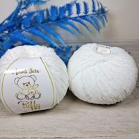 Мікровелюр Пуфі Італія 50г/300м 864 білий