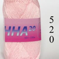 Пряжа Анна 20 50г/330м 520 нежно-розовый
