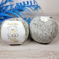 Мікровелюр Пуфі Італія 50г/300м 817 сірий