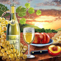 Алмазна вишивка DM-227 Вино CHABLIS 50*40см
