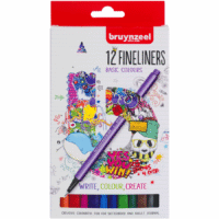 Набір лінерів Fineliner 12кол Bruynzeer