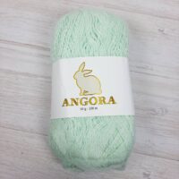 Пряжа Китай Ангора 50г/350м 944 мята