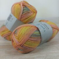 La Mia WOOLLY SOCKS 50г/210м 05 помаранчево-сiрий