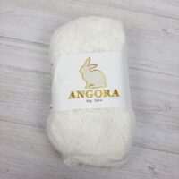 Пряжа Китай Ангора 50г/350м 12 сливочный