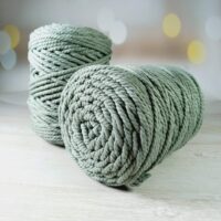 Шнур бавовняний в'язаний 100м 5,5мм №780 тополь