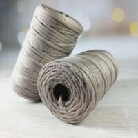 Шнур ПЕФ 5мм 200г/100м без наповнювача №101 світле капучіно 6060 Фото