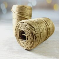 Шнур ПЕФ вязаний 3мм 100м №135 бежевий 10025