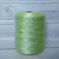 Пряжа Бобина Пайета 2мм 100г/800м лайм