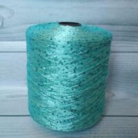 Пряжа Бобина Пайета 3мм 100г/800м бирюза