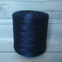 Пряжа Бобина Пайета 3мм 100г/800м темно-синий