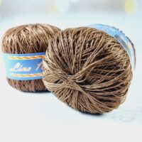 Пряжа LINO 100% 50г/150м 4248 коричневий