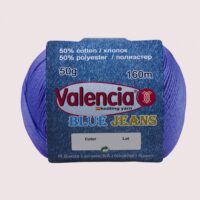 Валенсія Блу Джинс (Valencia Blue Jeans) 50г/160м 814 синьо-фіолетовий