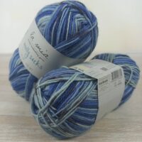 La Mia WOOLLY SOCKS 50г/210м 10 синiй меланж