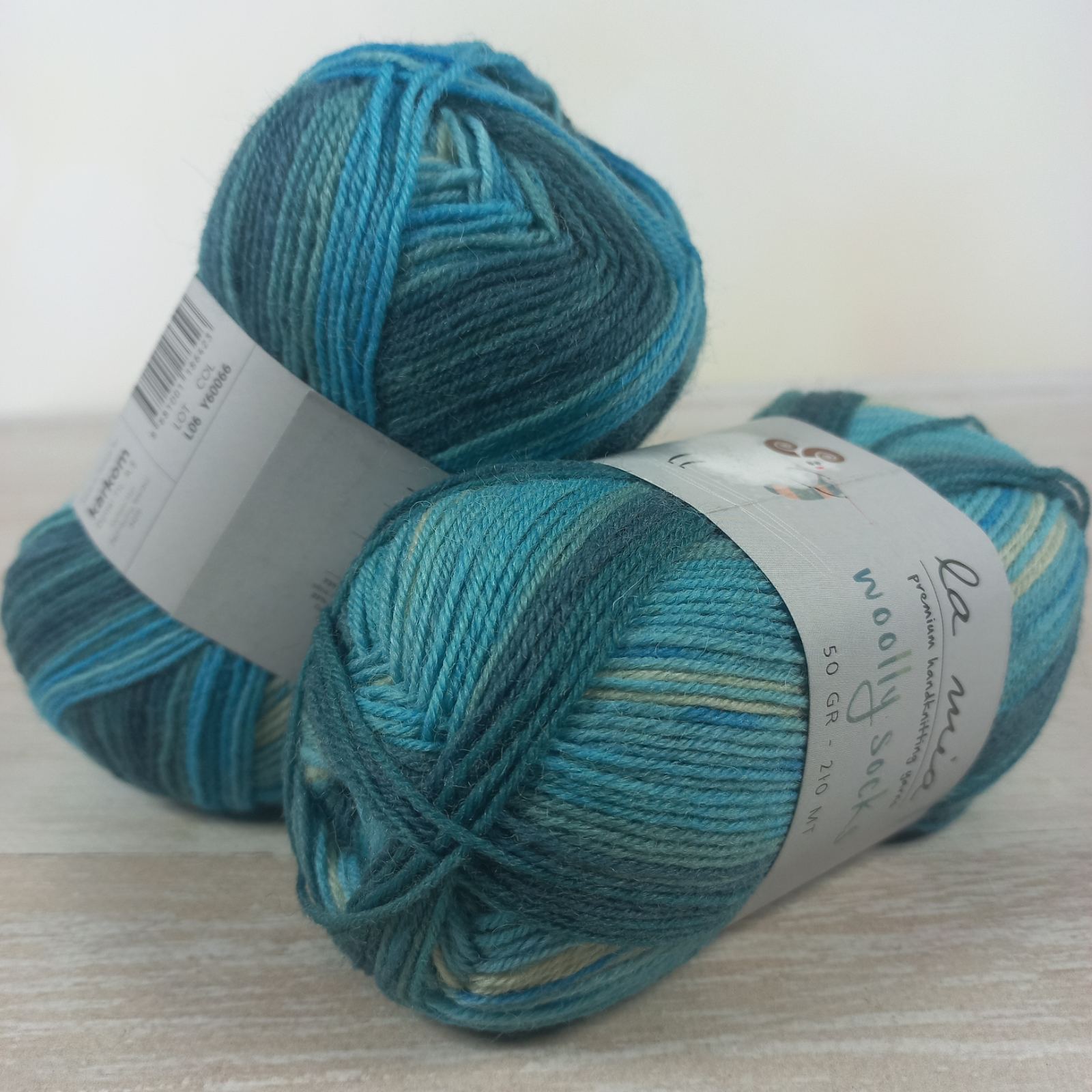 La Mia WOOLLY SOCKS 50г/210м 06 бiзюзовий меланж