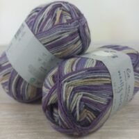 La Mia WOOLLY SOCKS 50г/210м 08 фiолетово-сiра