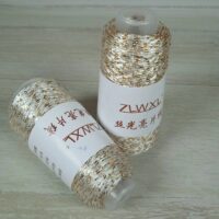 Китай Lurex+Micropaette 50г/м 07 білий з золотом