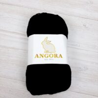 Пряжа Китай Ангора 50г/350м 13 черный