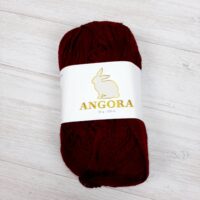 Пряжа Китай Ангора 50г/350м 915 бордо