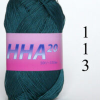 Пряжа Анна 20 50г/330м 113 темная морская волна