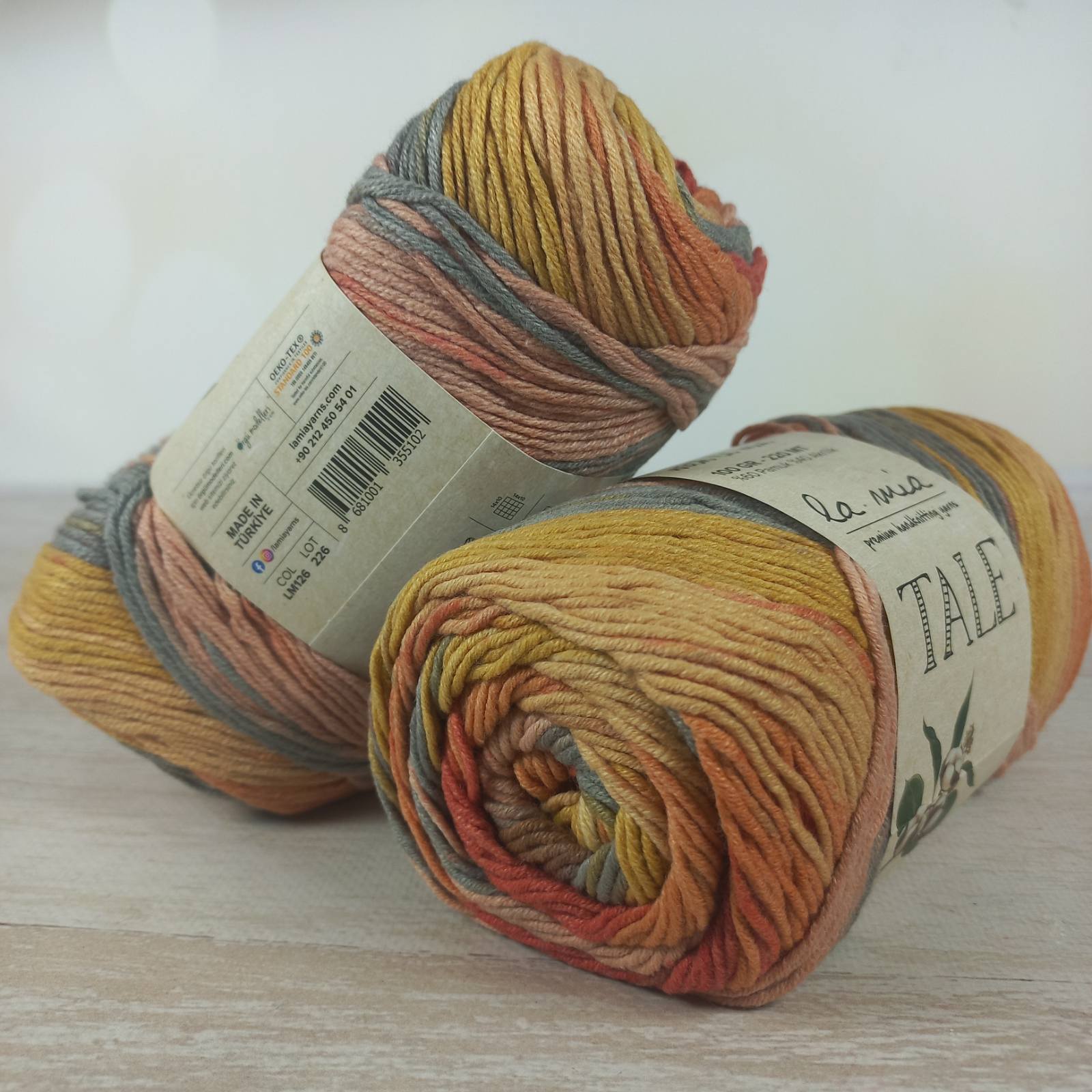 La Mia TALE 100г/220м 126 помаранчево-жовтий