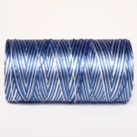 Пряжа Сиам Сапфир Люкс 100г/500м 10008 бело-синий