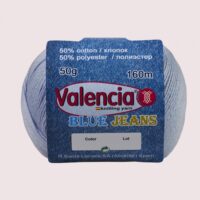 Валенсія Блу Джинс (Valencia Blue Jeans) 50г/160м 812 блакитно-лавандовий
