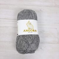 Пряжа Китай Ангора 50г/350м 903 серый меланж