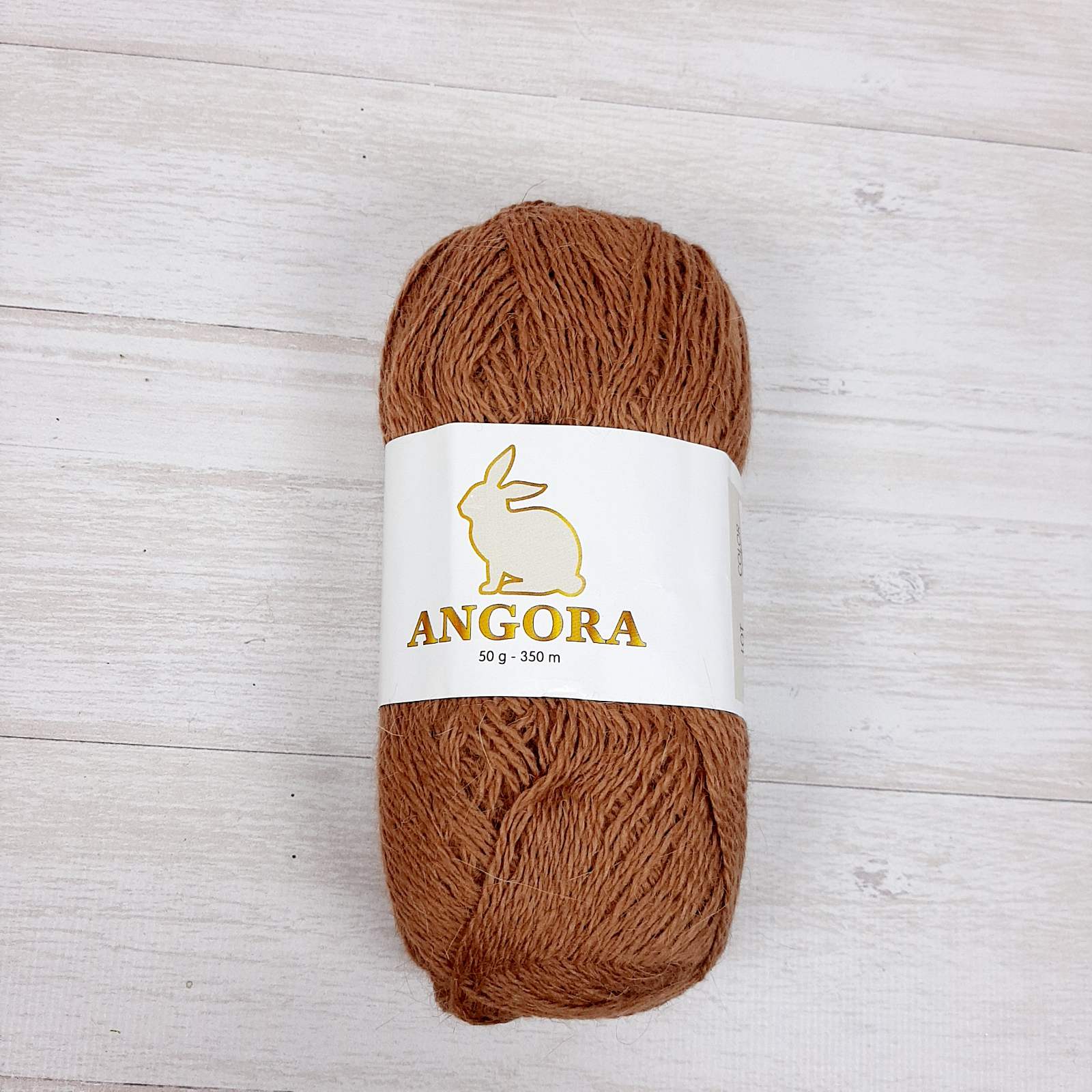 Пряжа Китай Ангора 50г/350м 933 темно-бежевый