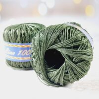 Пряжа LINO 100% 50г/150м 4355  зелений