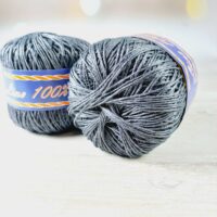 Пряжа LINO 100% 50г/150м 3575  темно сiрий