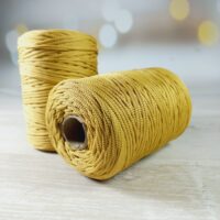 Шнур ПЕФ вязаний 2,5мм 200м №133золото 156