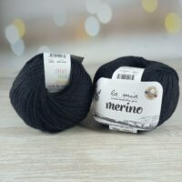 La Mia MERINO 50г/175м 006 чорний