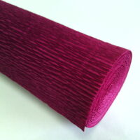 Креп-бумага Италия 50см*2,5м 180г/м2 584 фуксия 074