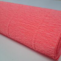 Креп-бумага Италия 50см*2,5м 180г/м2 601 кораловый 074