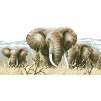 Дантель Арт.817, канва с рисунком