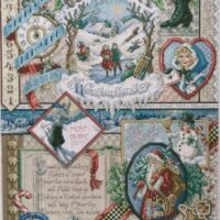 Дантель Арт.8194, канва с рисунком