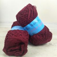 Вівчарі Етно-Котон (Vivchari Ethno-Cotton) 100г/600м 018 бордо