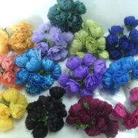 Букет тканевых гвоздичек d2,5см 570377