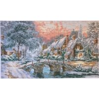 Дантель Арт.991, канва с рисунком